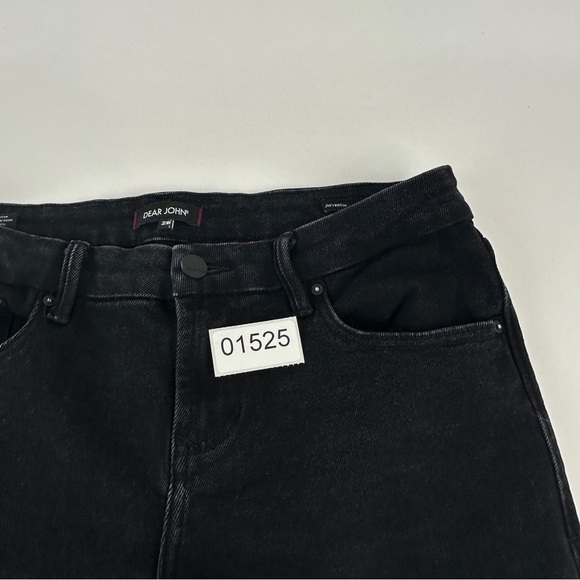 Dear John Jeans Womens 28 Black Crop Length - Picture 2 of 10